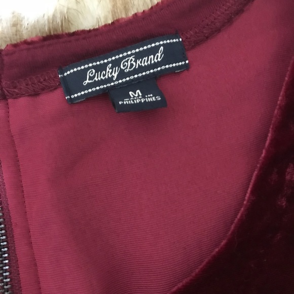 Lucky brand velvet top - Picture 3 of 7